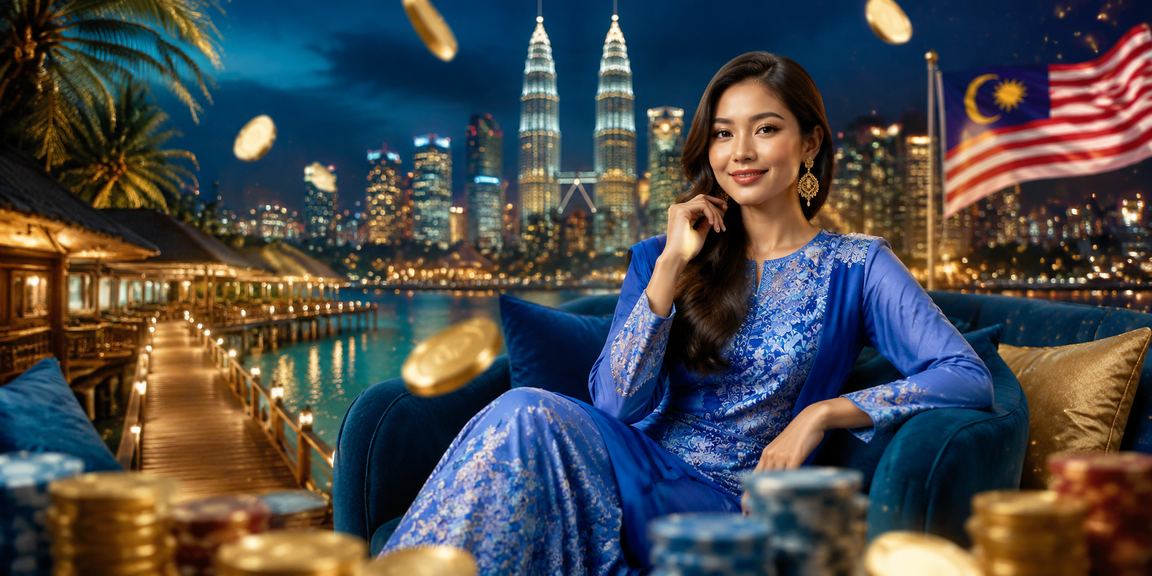 Pengalaman hiburan kasino di Kuala Lumpur dengan wanita berbaju kurung dan suasana glamor mewah